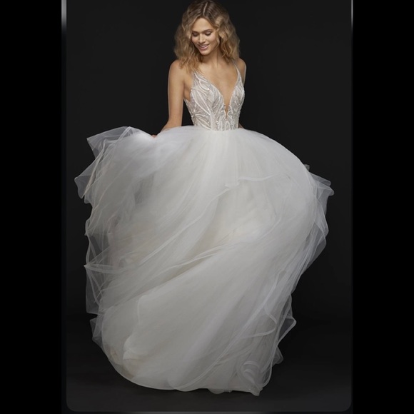 Hayley Paige Occasions Dresses & Skirts - BLUSH - by Hayley Paige arrived from Florida